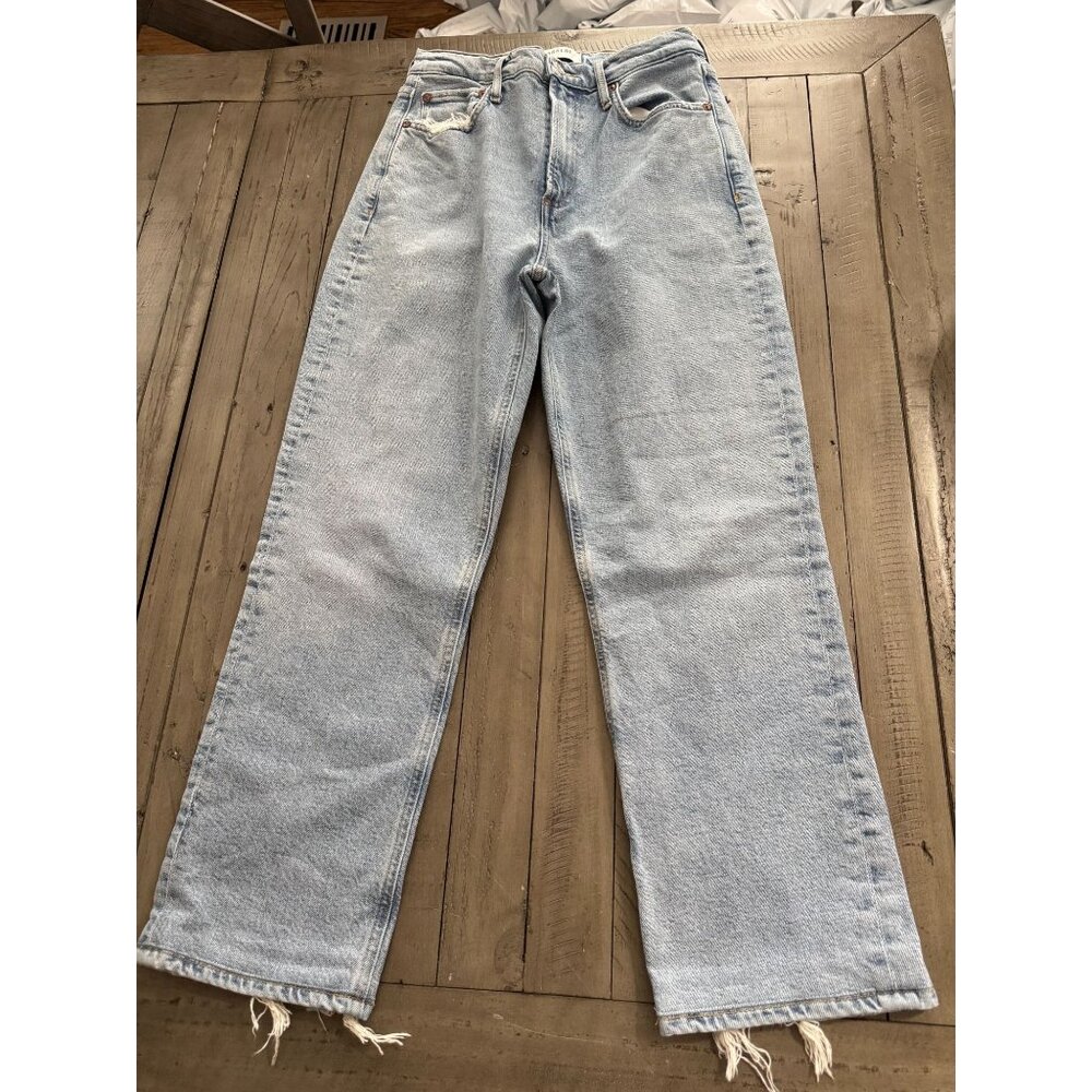 AGOLDE High Rise Stovepipe Straight Jeans In Destination Size 26 - Picture 2 of 4